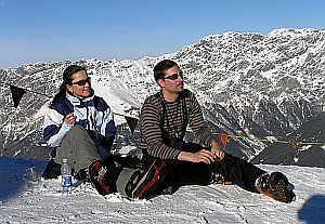 Zimní pasti na oči na lyžích a snowboardech?