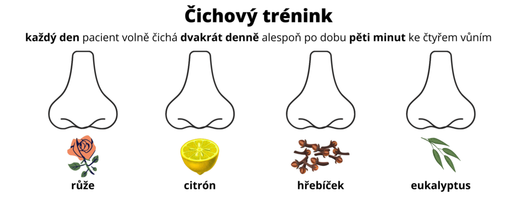Samovyšetření poruchy čichu